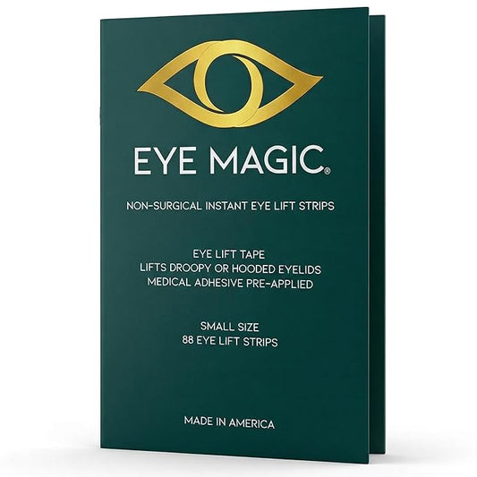 Eye Magic Premium Eye Lift Strips - Small Size, 88 Count Pack, Strips Only (no gel), for Smaller Eyelid Sizes, Instant Non-Surgical Lift, Made in USA