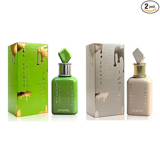A CENTER 2-Piece Women's Fragrance Collection 3.4 Fl Oz Each | Long Lasting Creamy Pistachio & Fresh Floral Set | Full Size Eau de Parfum Duo | Cologne Gift Daily Use