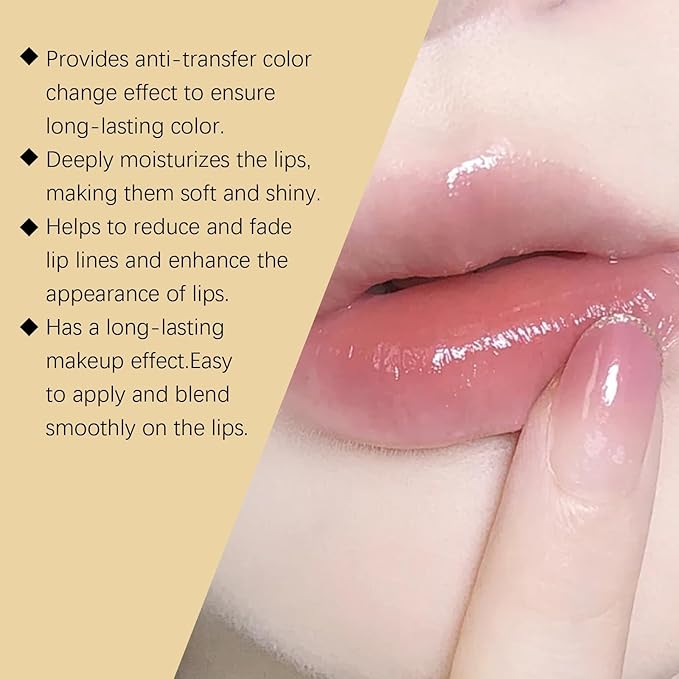 MOYEE Color-Changing Lipstick - Long-Lasting, Non-Transfer, Moisturizing & Nourishing, 3.5g