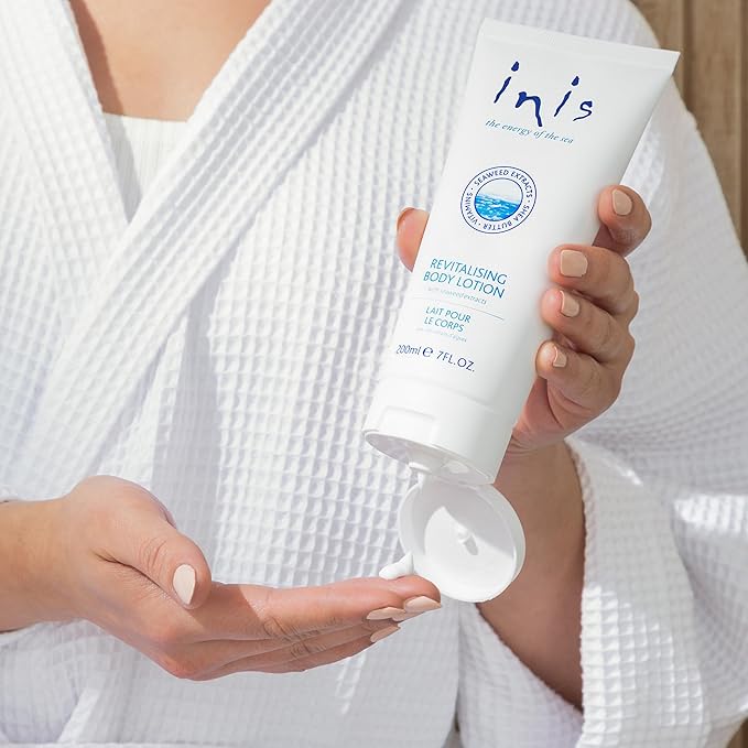 Inis the Energy of the Sea Revitalizing Body Lotion for Women and Men - Body Moisturizer with Vitamin E & Shea Butter - 7.0 Fluid Ounce
