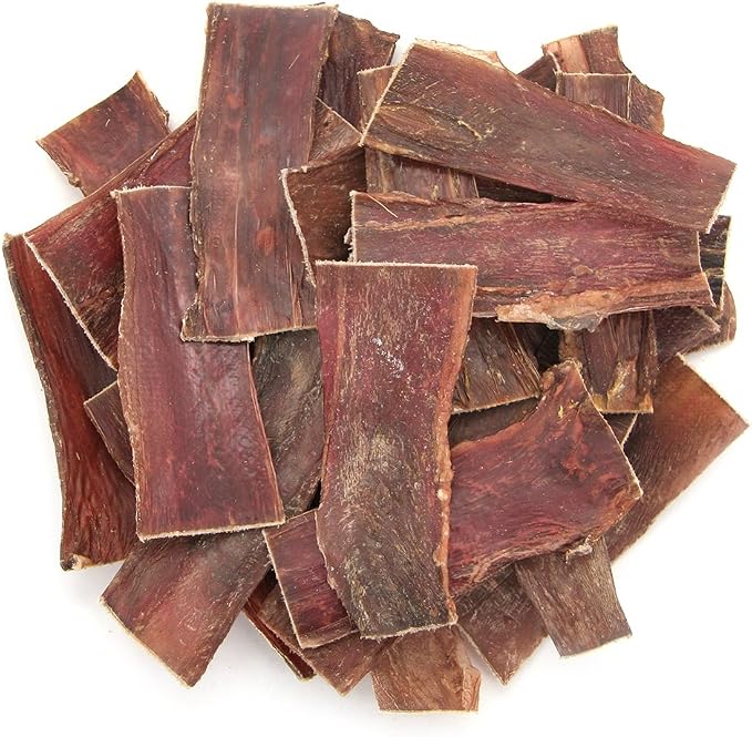 GigaBite Beef Esophagus Dog Treats Strips - 6 Inch , 22 Pack | All Natural, Single-Ingredient Beef Gullet Chews, High Protein, Rawhide Free, Supports Dental Health