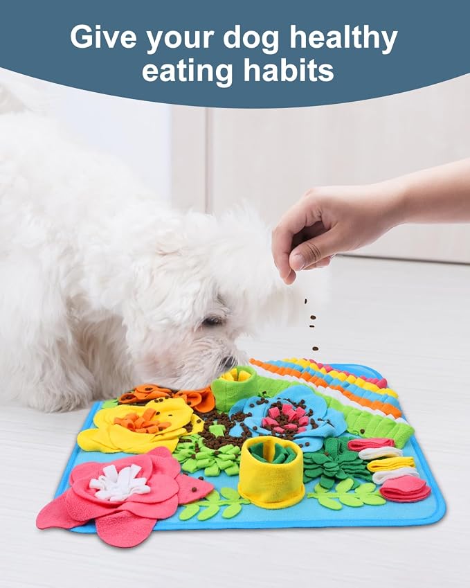 Snuffle Mat for Dogs, 20in Felt Wool for Medium/Large Breeds Puzzle