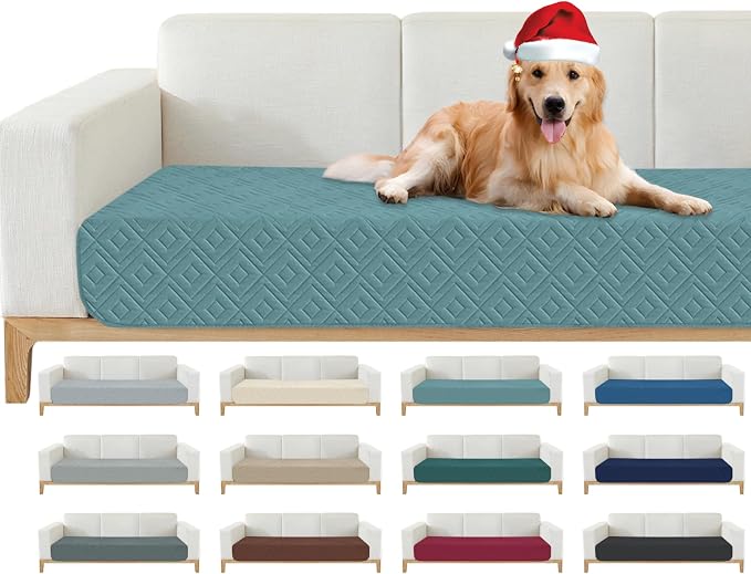 2026 Waterproof Sofa Dog Blanket (30"x70") Comfy Couch Sofa Mat for Pets with Anti-Slip Back, Universal Incontinence Lightweight Liner Pad for Furniture Car Picnic etc Durable Washable, Lake Blue