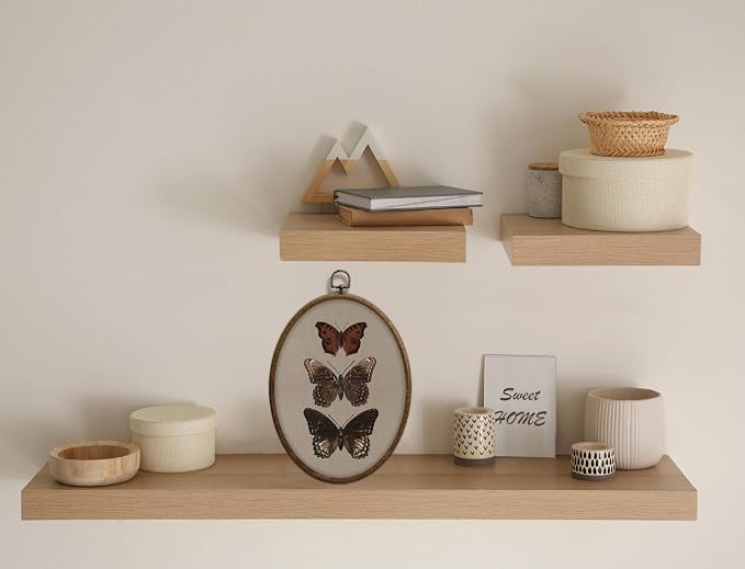 Vintage Butterfly Oval Wall Art, Neutral Antique Butterfly Sketch Oval Framed Wall Art, Waterproof Cottage Core Home Decor for Western Farmhouse Bedroom Living Room, Home Retro Decor Products, 04