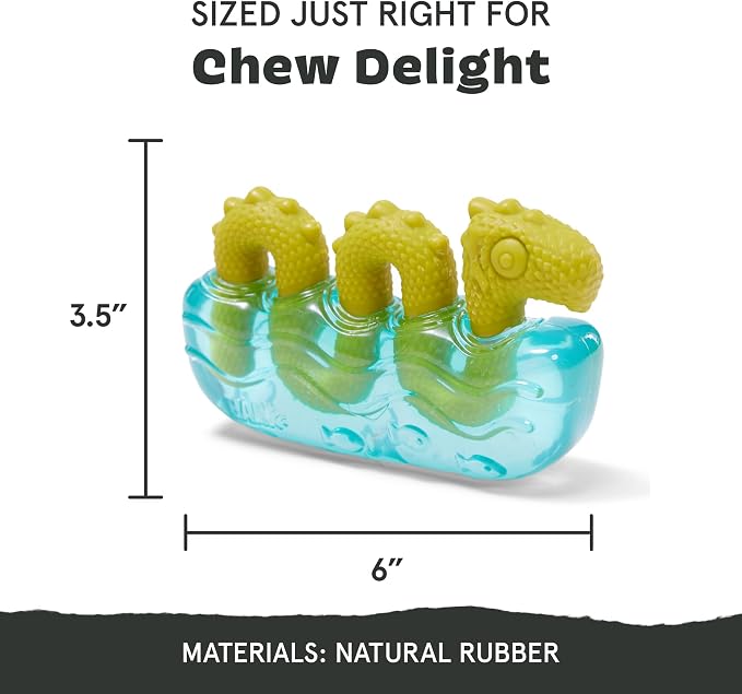 BarkBox Dogness Monster Super Chewer - Toy for Medium and Large Dogs | Durable Dog Toy for Aggressive Chewers - Dental Stimulating Chew