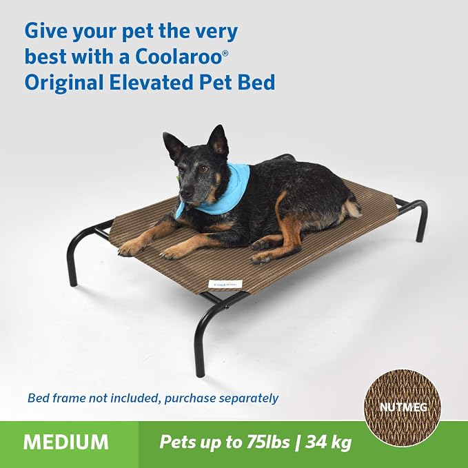 Coolaroo Original Pet Bed Replacement Cover - Nutmeg - Medium (42" x 25.5") (Pack of 3)
