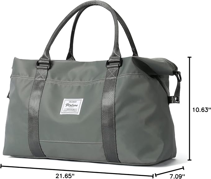 Travel Duffel Bag, Carry On Overnight Weekender Bags for Women | Travel Bag with Wet Pocket & Trolley Sleeve, For Spirit Airlines 18x14x8 Personal Item Bag
