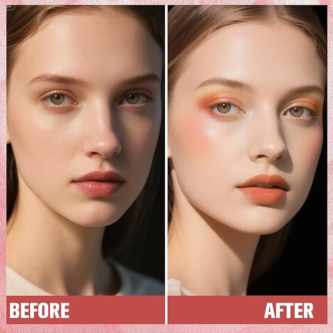Matte Liquid Blush for Cheeks, High Pigment Buildable Cream Blush, Long-Lasting Natural Glow - Hydrating Formula Lightweight Makeup Radiant Flushed Cheeks (03 Guava)