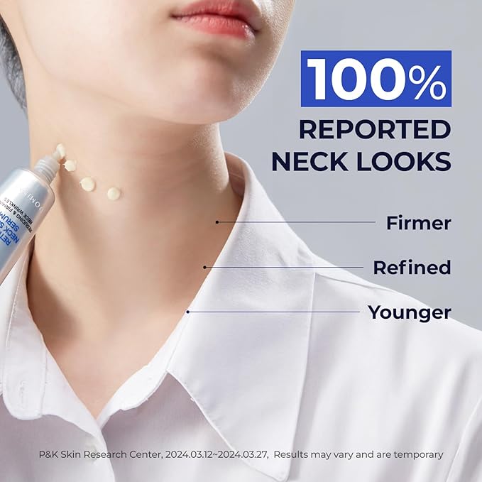 DOMINAS AtClinic Retinol Neck Shot Serum - Neck Pigmentation & Wrinkle Treatment with Retinol, 5 Peptides & Vitamin C, Sagging Skin, Firming & Lifting, Korean Skincare, 1.01 fl oz
