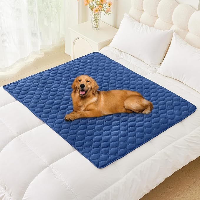 Smiry Waterproof Dog Bed Cover Blanket, Reversible Pet Blanket | Soft Reversible, Washable Leakproof Cats Dogs Couch Cover for Sofa, Couch, Furniture (40x50 Inch)