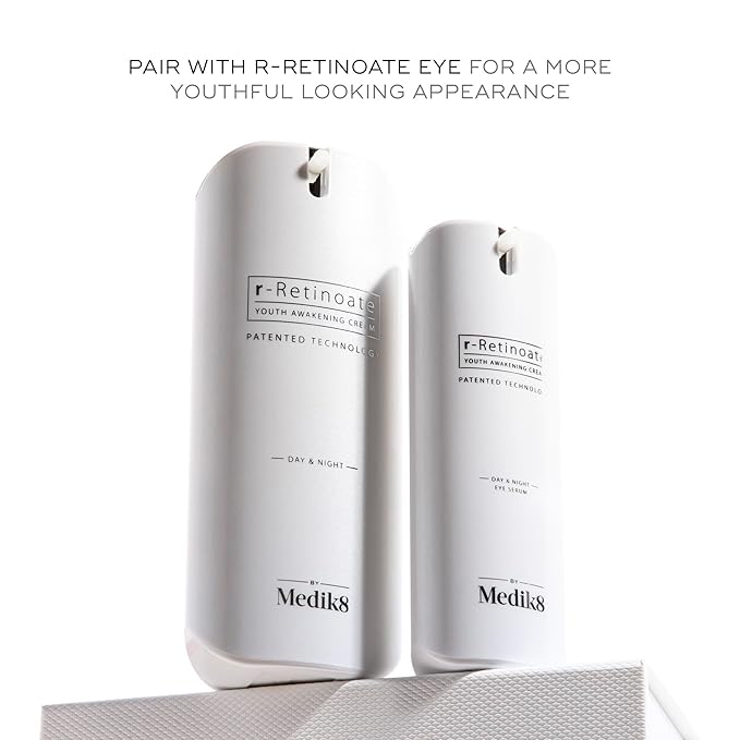 Medik8 R-Retinoate Day and Night - Intensive Hydrating, Plumping Vitamin A Face Serum - Reduces Fine Lines, Wrinkles - Vitamin C Face Serum - 1.7 oz