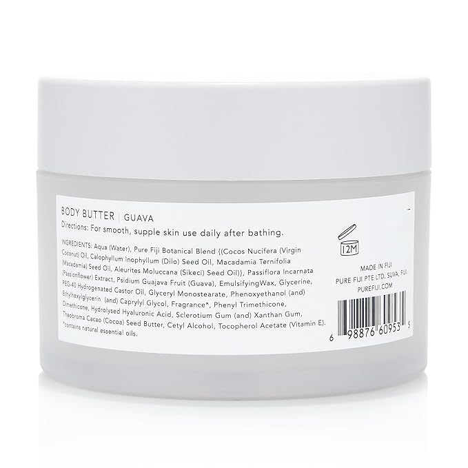 PURE FIJI Nourishing Body Butter, Guava (6.7oz/200ml)