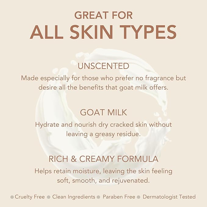 Dionis Goat Milk Body Lotion Unscented 8.5 oz (Pack of 1)