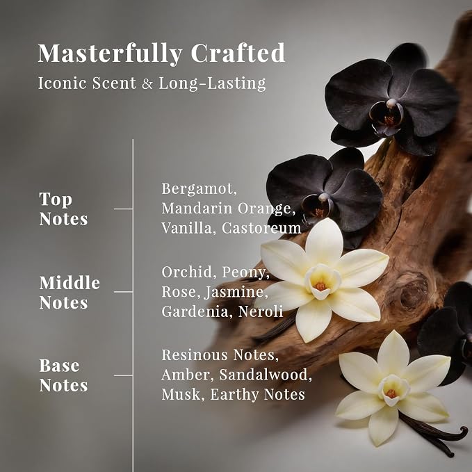 SU JUABA Orchid Noir Hotel Fragrance Oil - Inspired by Ritz Carlton Hotel Scent - for DIY & Essential Oils Diffuser for Home, Black Orchid Vanilla Sandalwood, 4Fl Oz