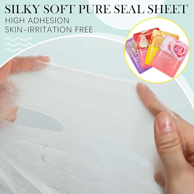 16 Pcs Sheet Face Masks Skincare for Most Skin Types, Combo Essence Hydraiting Facial Mask Set for Women Skin Care, Gifts Set for Home Spa(Assorted Styles,16 Pcs)