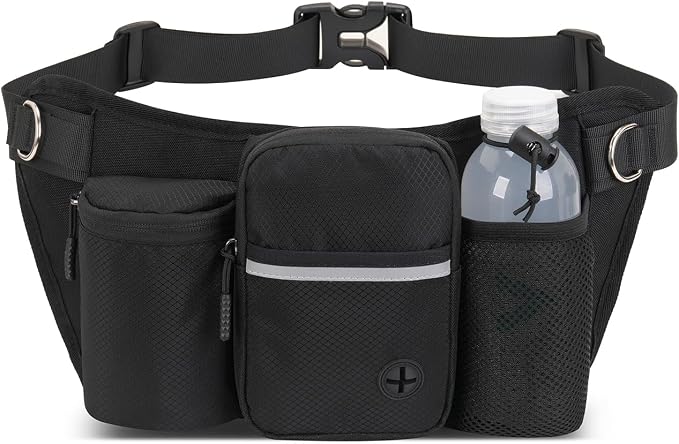 Dog Treat Pouch for Training, Black