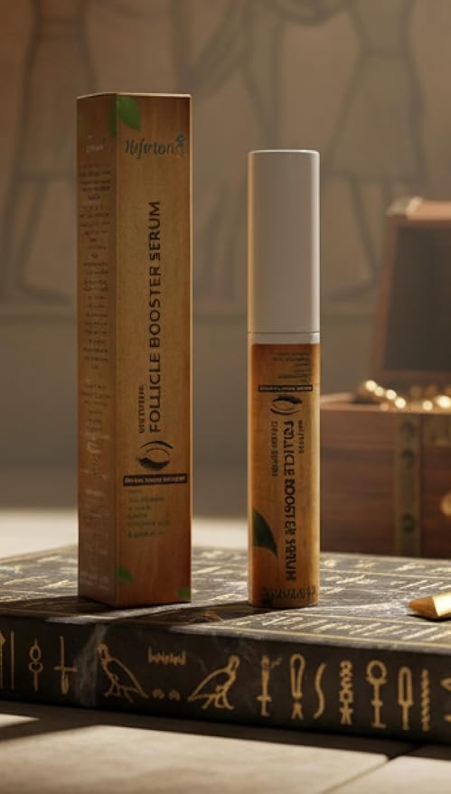 Nefertari Eye Lash Serum for Eyelash Growth: Advanced Formula to Boost Naturally Longer Fuller and Thicker Looking Lashes - Vegan & Cruelty-Free for Sensitive Eyes 8mL