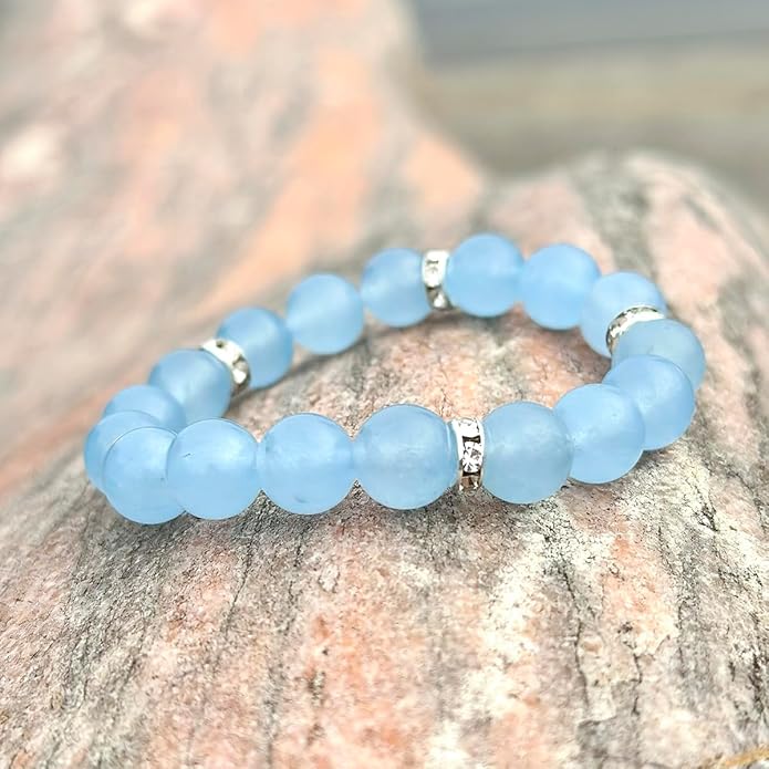 Healing Bracelet For Women Anxiety Crystal Bracelet Chakra Beaded Bracelets Rose Quartz Crystals And Healing Stones Yoga Bead Bracelet Calming Stretch Bracelet Stress Relief Gifts For Women