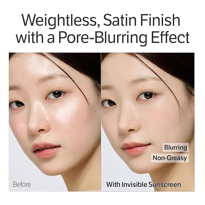 SUNGBOON EDITOR Daily Invisible Blurring Sunscreen with Broad Spectrum SPF 40 Invisible Sunscreen for Face, Makeup Primer spf, 50ml, 1.69 fl.oz, Oil Free, Weightless