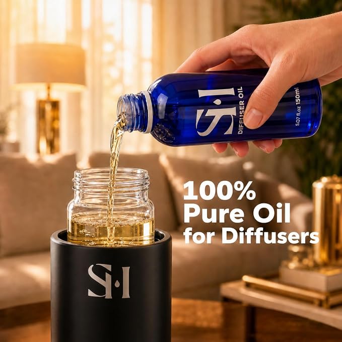 Inspired by 6-Star Hotel Monaco MC01 Hotel Scent Diffuser Oil | 5.07 Fl oz (150 ml) - Waterless Diffuser Oil Refill & Highly Concentrated Fragrance Oil, Diffuser Oil Scents, Hotel Oil Diffuser