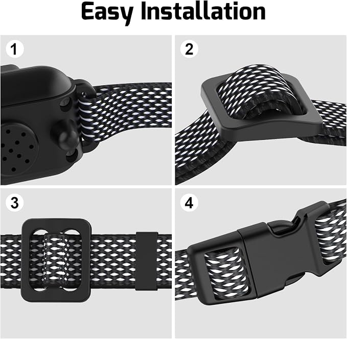 Dog Bark Collar Replacement Strap 1pc, Adjustable Nylon Collar