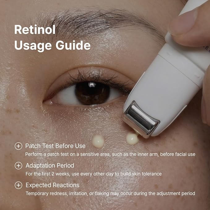 Dr.Althea Retinol Flat Iron Eye Roller | Face Lift Serum with Gua Sha Roller | Antiaging Care with Madecassoside & Centella & Hyaluronic Acid | Vegan Korean Skincare, 0.84 fl oz