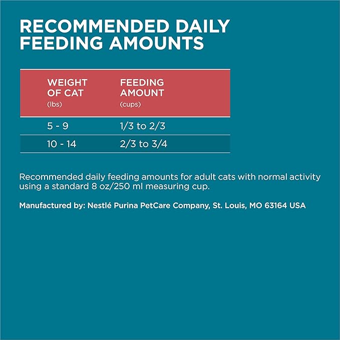 Purina ONE Natural Dry Cat Food, Tender Selects Blend With Real Salmon - 7 lb. Bag