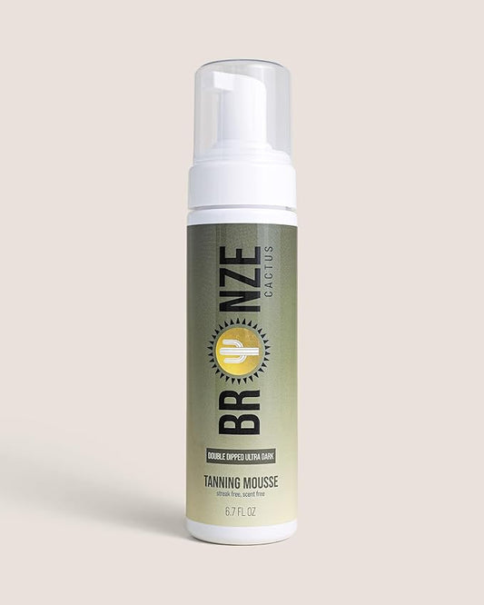 Chocolate Glaze Self-Tanning Mousse – Double Dipped Ultra Dark | Fast-Dry, Streak-Free & Scent-Free Foam Self Tan | No Orange Undertones | Rich Brown Glow for All Skin Tones | 6.7 fl oz