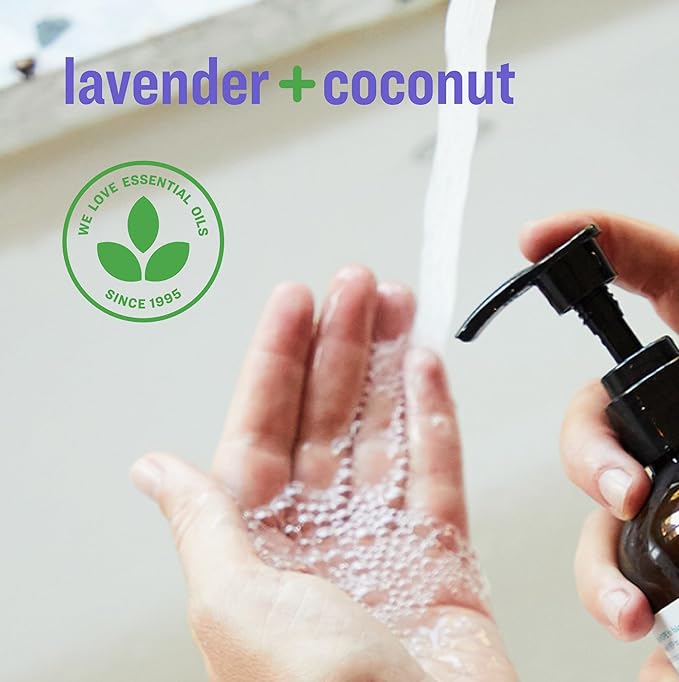Everyone Liquid Hand Soap, 12.75 Ounce (Pack of 3), Lavender and Coconut, Plant-Based Cleanser with Pure Essential Oils