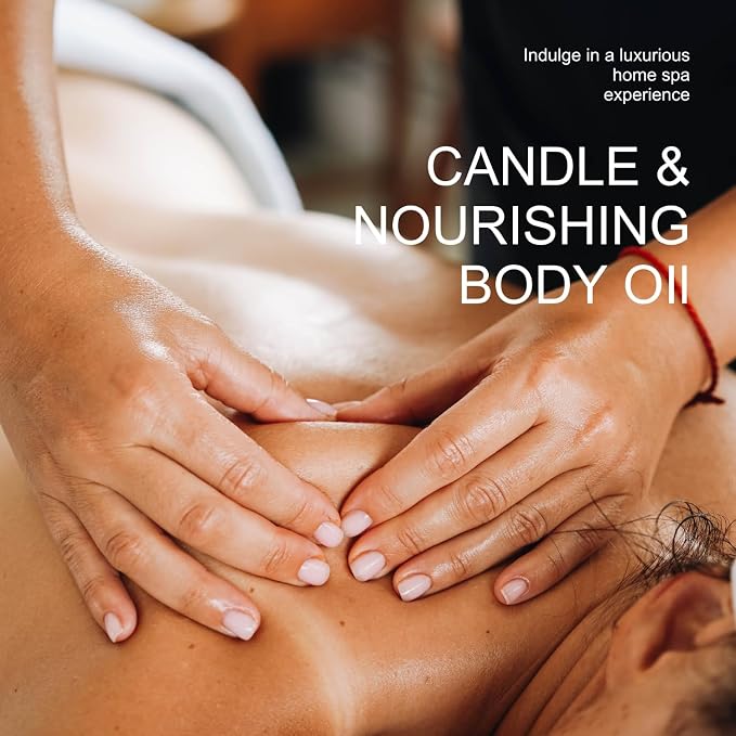 Massage Candle - Body Oil & Lotion Candle - 1.77OZ (1 Count, Sweet Peach)