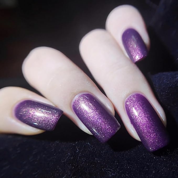 Major Dijit Quick Dry Nail Polish Charm Purple Summer Nail Lacquer for Nail Art Regular Nail Polish 0.41 fl oz.