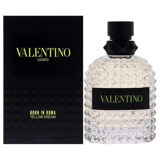 Valentino Uomo Born In Roma Yellow Dream for Men - 3.4 oz EDT Spray
