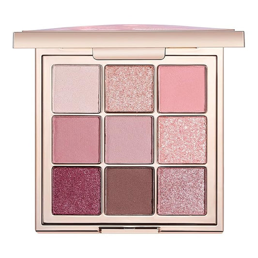 9 Colors Eyeshadow Palette, Matte & Shimmer & Glitter Eye Shadow, Highly Pigmented Silky Smooth Powder Waterproof Long Lasting Makeup Palettes. (Color 2)