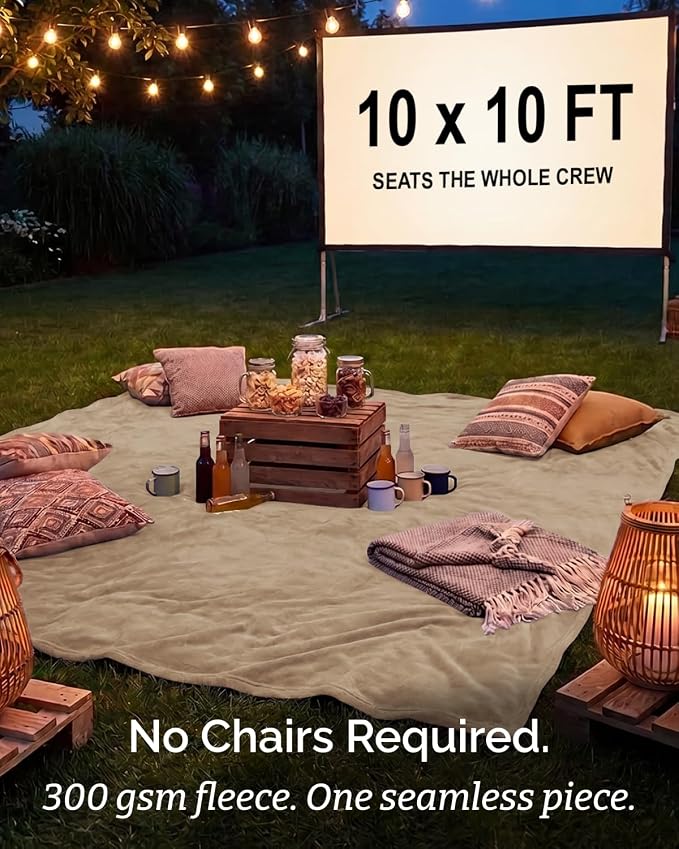 Ultra Soft Fleece Blanket Oversized King Size - Flannel Fleece Luxury Blanket - Lightweight for Couch Bed Chair - Thick, Warm and Breathable - All Season Cozy, Oxford Tan