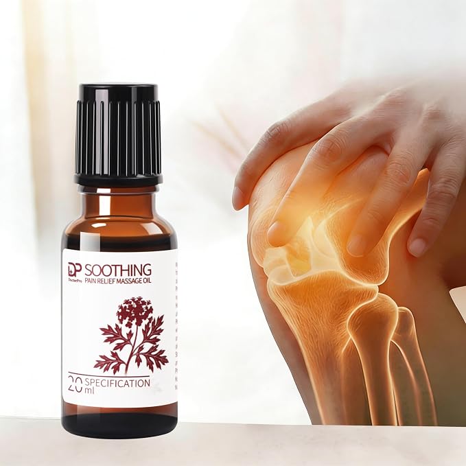 DoctorPro Soothing Relief Massage Oil Joint Muscle Relief Essential Oil for Arthritis Relief,Muscle, Knee, Shoulder, Hand Discomfort| Pure Natural Plant Extract| Non-Greasy,roll-on Design