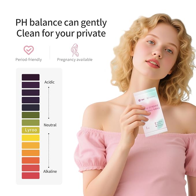 T&K Herbal Intimate Wipes 10 Pcs, pH Balanced for Sensitive Skin | Individually wrapped, gentle daily use, natural botanicals, pH balanced intimate care, sensitive skin friendly