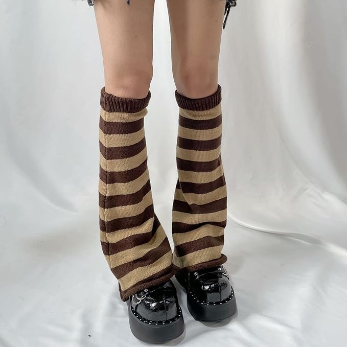 Sexybody Women's Leg Warmers Fashion Knit Warmers Long Socks Cute Y2K Kawaii Japanese Lolita Harajuku Accessories for Girls