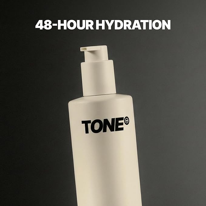 TONE Everyday Body Lotion for Men & Women, Fragrance Free, Fast Absorbing & Hydrating Body Lotion for All Skin Types Made with Shea Butter and Vitamin E for Soft Skin, Paraben-Free, 12.2 oz