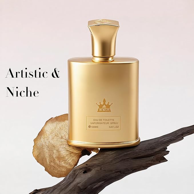 AFLUXE King-D Millesime Long-Lasting Cologne for Men | Lemon, Iris & Amber Scent | Eau de Toilette 100ml Spray | Day to Night Fragrance