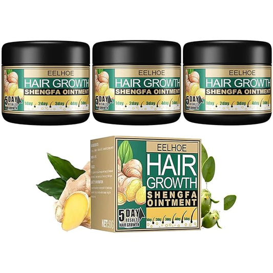 Ginger Germinal Conditioner - Hair Regrowth Serum - Moisturizing Scalp Massage Hair Follicle Essence Cream for Hair Loss and Thinning Treatment (3 Pack 30g/1 OZ)