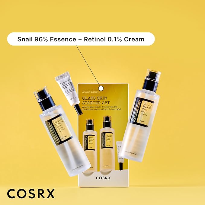 COSRX Glass Skin Starter Set + 2% Alpha Arbutin Discoloration Care Serum