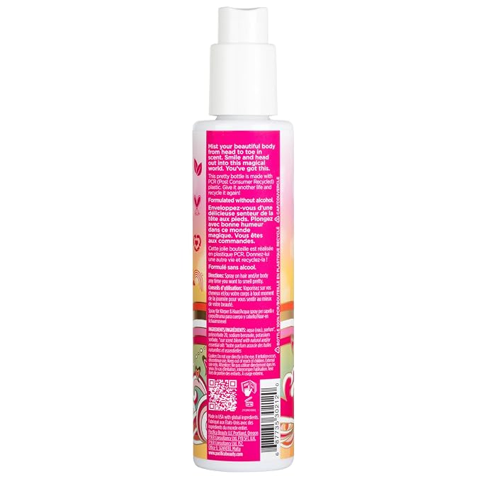 Pacifica Mini Island Vanilla Hair Mist Perfume and Full Body Spray for Women - Body Mist Fragrance Spray for A Mood-Lifting Experience, Paraben-Free, Clean Beauty Alcohol-Free, Vegan 2 oz