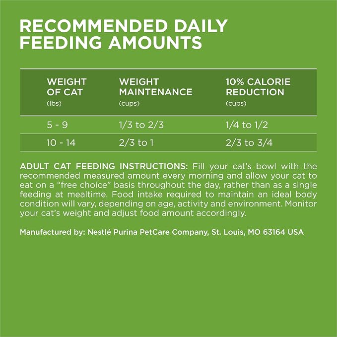 Purina ONE Indoor Advantage Weight Control Dry Cat Food, 22 lb Bag | Made with real turkey and 10% less fat, plus antioxidants and fiber to help minimize hairballs and aid in weight control