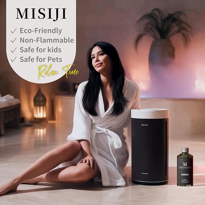 Hotel Scents Garden 6.76 Fl Oz (200 ml), Home Luxury Aroma,Hotel Fragrance Diffuser Oil,Hotel Diffuser Oil for Aromatherapy, Bigger Bottle, Bolder Aroma, Longer Lasting