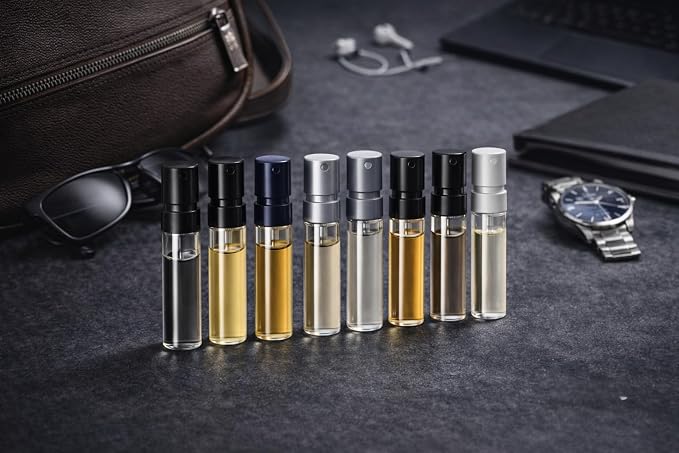 Men's Cologne Top Designer Best Rated Sample Lot - High End Niche Most Popular Fragrance Sampler Vial Set (8 Random Samples)