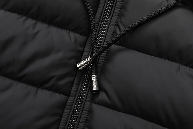 GOLDLADIES Women's Waterproof Long Down Jacket,Warm Winter Hooded Puffer Coat Thickened for Hiking Outdoor