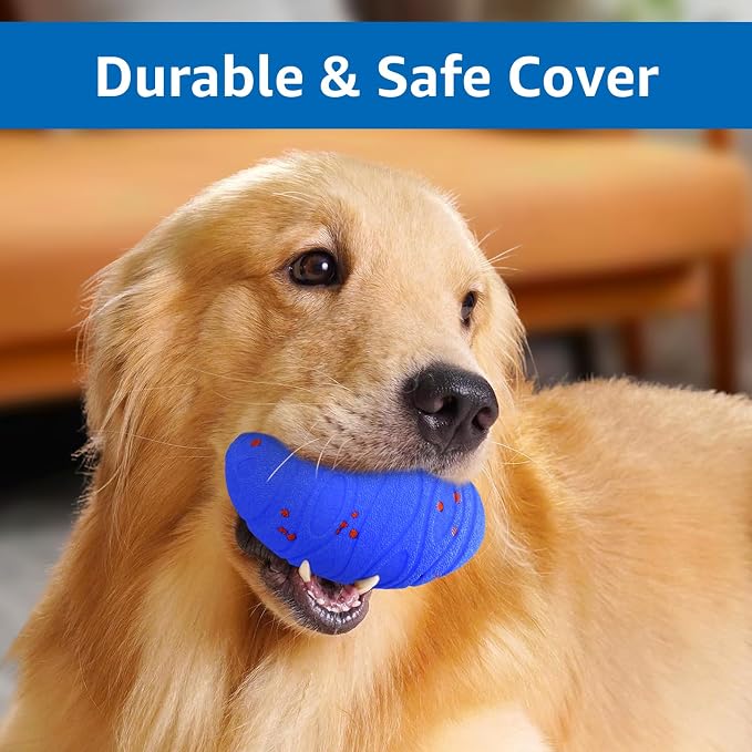 Dolita Interactive Dog Toy 2 Modes Tough Chewers Dog Ball, Smart Automatic Rolling Ball, E-TPU Material for Aggressive Chewers, Large/Medium Dogs