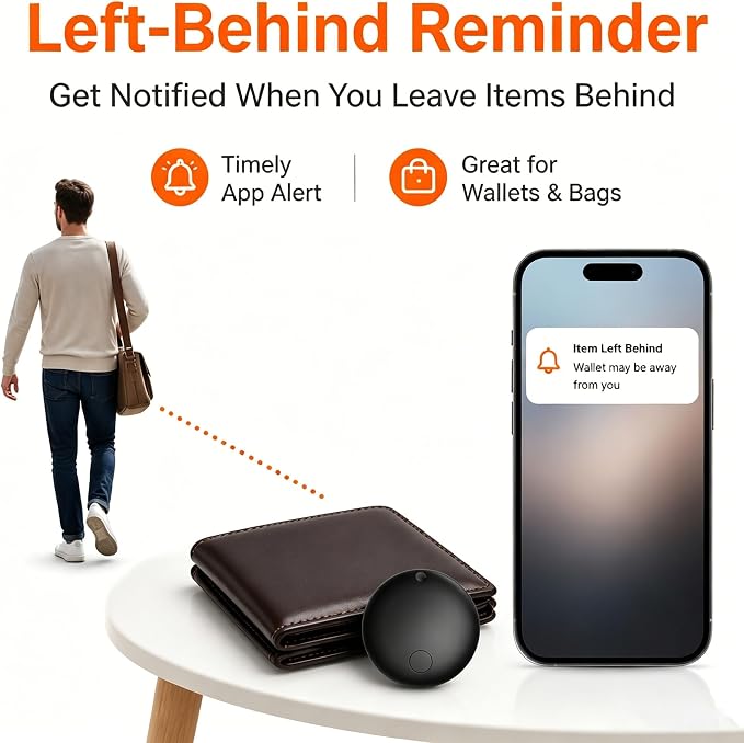 GPS Tracker for Vehicles No Monthly Fee (Android Only) - 2 Pack | Mini Car Tracker Tag, Tracking Devices, Hidden Compatible with Google's Find Hub for Pet, Car, Key, Luggage