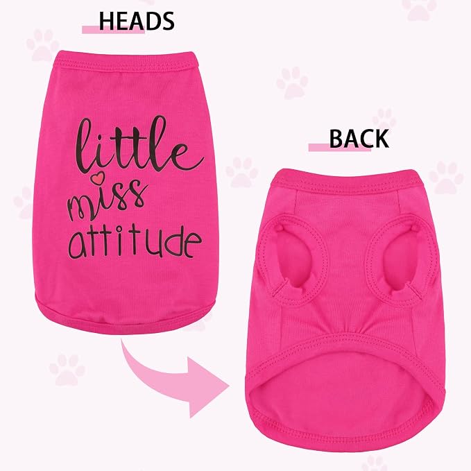Stylish Dog Clothes: Expressive Cotton Puppy Shirt Vest for Small and Medium Dogs, Featuring 'Cute but Psycho' Slogan Print - Perfect for Showing Off Your Pet's Unique Style! Purple XXL