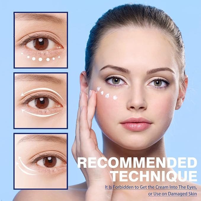 Active Eye Cream for Dark Circles & Puffiness - Anti-Aging Eye Cream with Acetyl Hexapeptide-8 & Caffeine, Reduces Eye Bags, Wrinkles & Fine Lines, Hydrating & Firming Eye Treatment